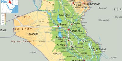 نقشہ عراق کے جغرافیہ