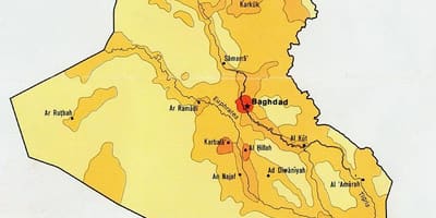نقشہ عراق کی آبادی